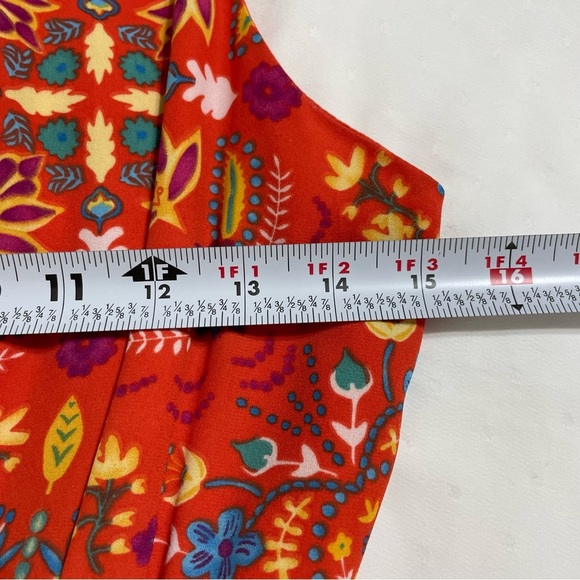 Everly Red and Blue Spaghetti Strap Maxi Dress - Picture 8 of 9